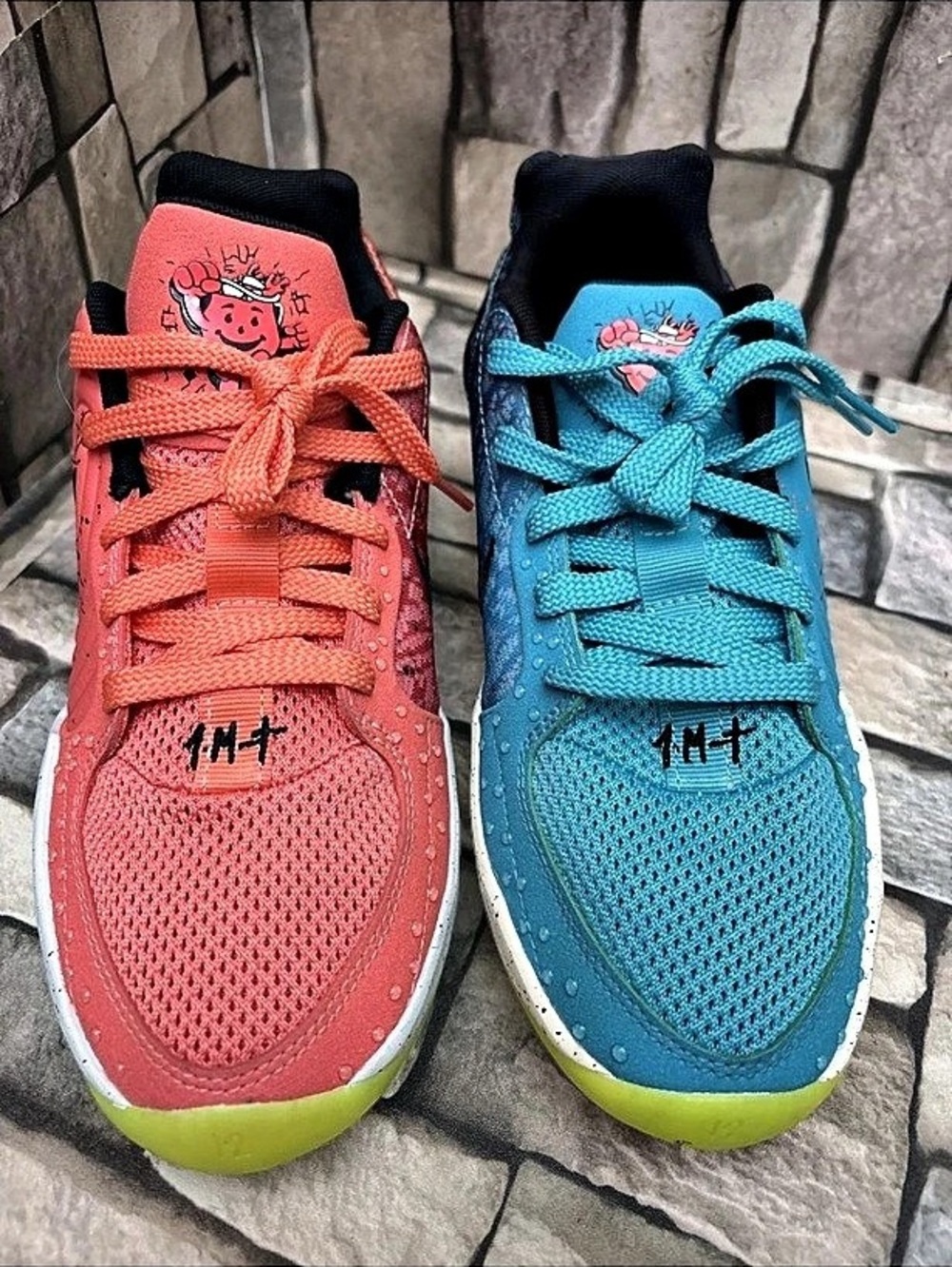 Nike KD Trey 5 VIII Basketball Sneakers US 6Y Blue & Pink Kool-Aid